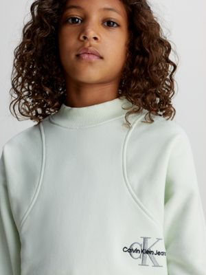 Calvin klein logo clearance sweatshirt