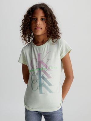 Girls calvin klein clearance tshirt