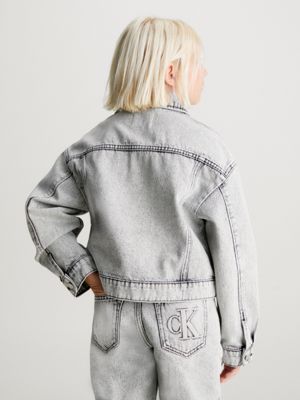 Calvin klein trucker denim hot sale jacket