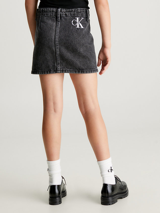 denim denim mini skirt for girls calvin klein jeans