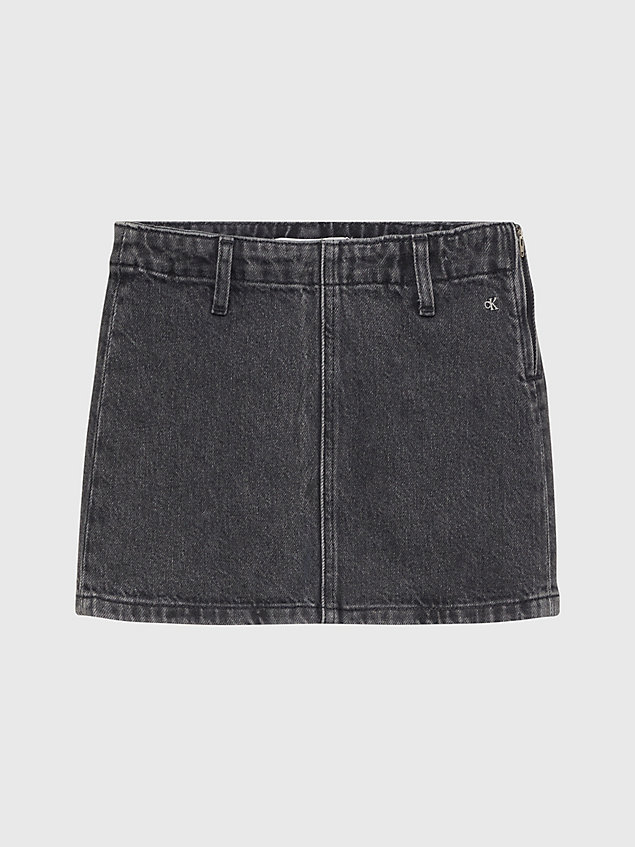 denim denim mini skirt for girls calvin klein jeans