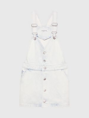 Calvin klein iconic outlet dungaree dress