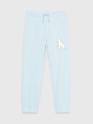 Calvin Klein pantalón chandal de algodón orgánico con logo y corte