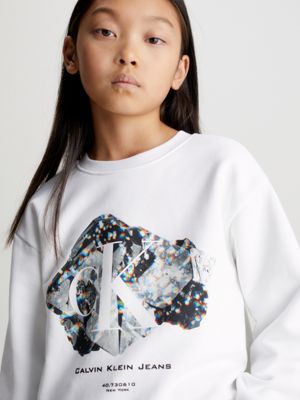 Girls calvin cheap klein sweatshirt