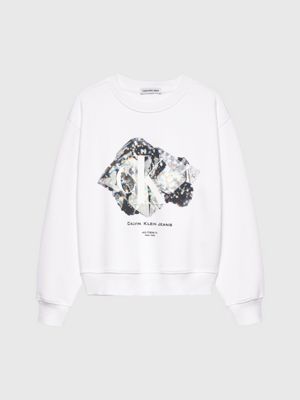 Logo sweatshirt calvin discount klein