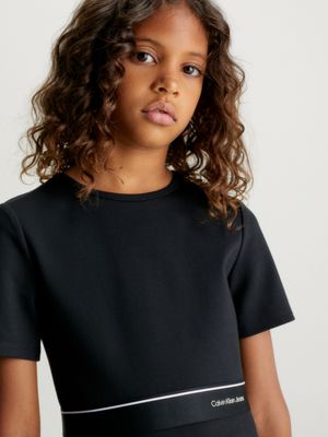 Girls calvin best sale klein dress