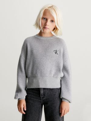 Calvin klein grey store jumper womens