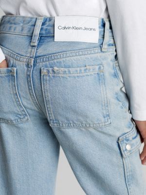 High Rise Straight Cargo Jeans Calvin Klein® | IG0IG023651AA