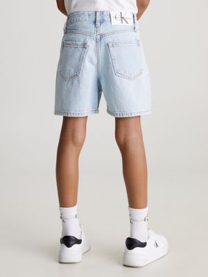 Calvin Klein Girls Gradient Hero Logo Shorts in Pink