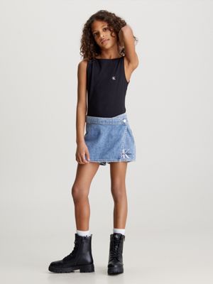 Lot De 3 Jupes-shorts Maille Fille Amazon Essentials - Coton élastique Genoux - Taille élastiquée