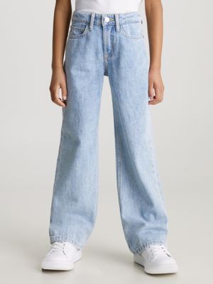 Calvin klein wide leg hot sale jeans