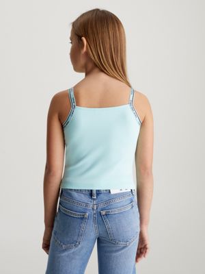 T-Shirts and shirts Calvin Klein Jeans Milano Jersey Cropped Top