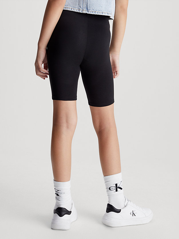 ck black cycling shorts for girls calvin klein jeans