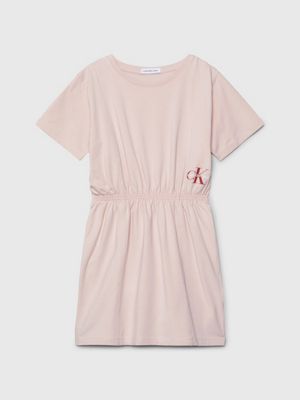 Calvin klein best sale t-shirt dress pink