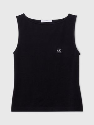 Tank Tops Calvin Klein Jeans Milano Tank Top Ck Black