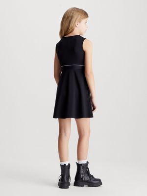 Calvin klein outlet black sleeveless dress