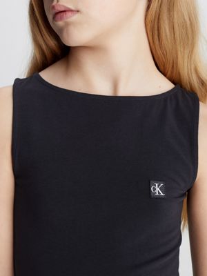 Trägerkleid aus Stretch-Baumwolle Calvin Klein® | IG0IG02498BEH
