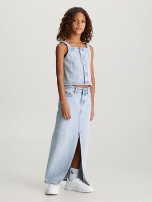 Jupe longue en jean Calvin Klein IG0IG025981AA