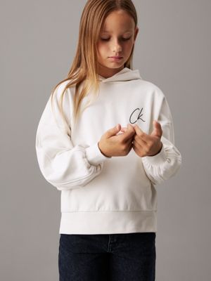 Calvin klein performance relaxed logo hoodie sale