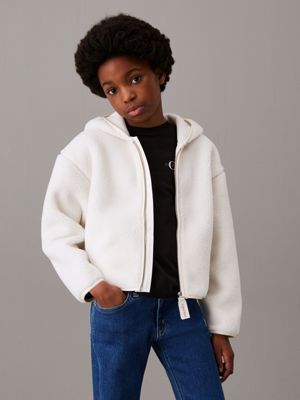 Teddy zip up jacket on sale