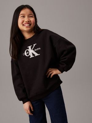 Oversized Fleece Logo Sweatshirt