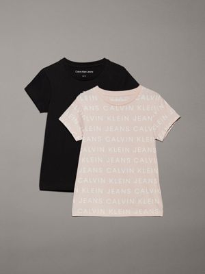 Girls calvin klein tshirt best sale