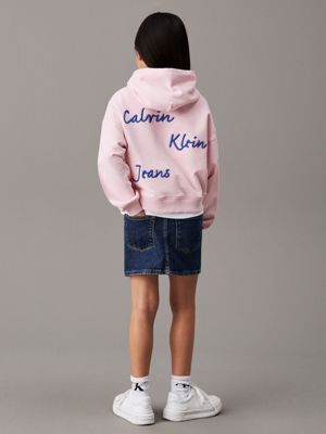 Calvin klein pink hoodie online