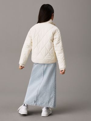 turtledove quilted jacket for girls calvin klein jeans