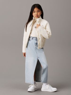 turtledove quilted jacket for girls calvin klein jeans