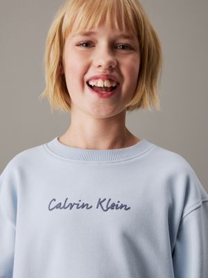 niagara mist logo sweatshirt for girls calvin klein jeans