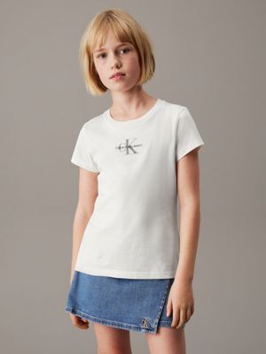 tofu / deep crimson fruit 2 pack t-shirts for girls calvin klein jeans