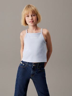 niagara mist punto milano strap top for girls calvin klein jeans