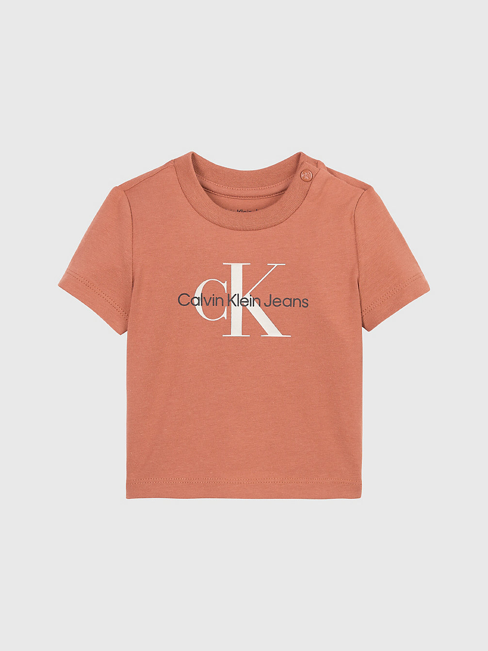 AUBURN Newborn Logo T-Shirt undefined newborn Calvin Klein