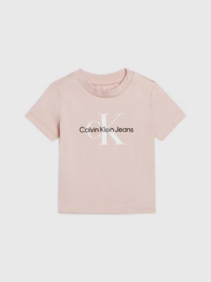 ▷ Completo avorio per neonati con logo Calvin Klein Kids