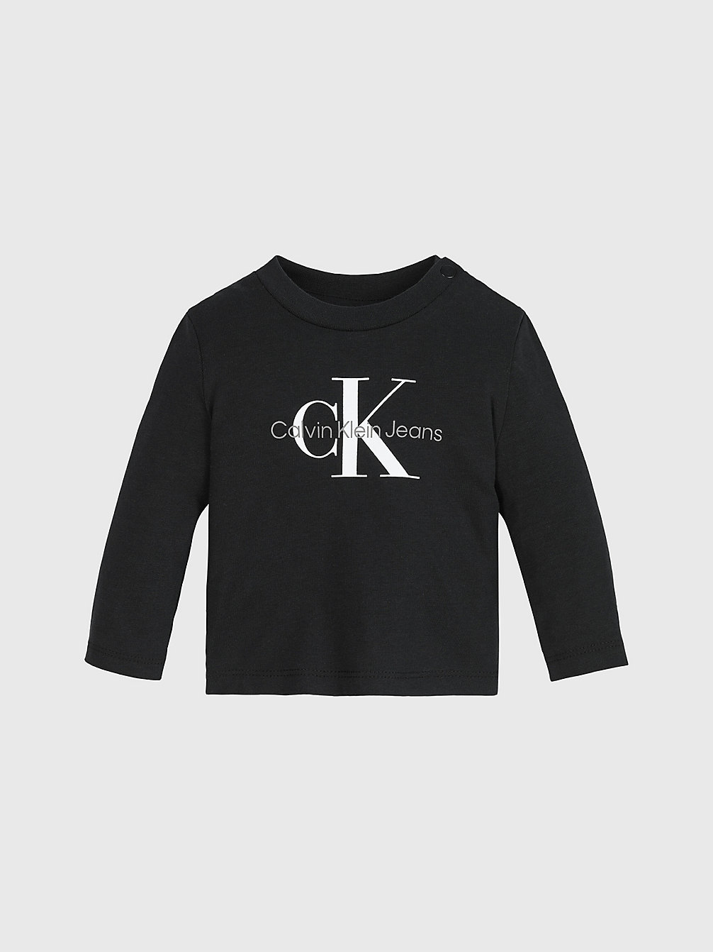 T-Shirt A Maniche Lunghe Per Neonato > CK BLACK > undefined newborn > Calvin Klein