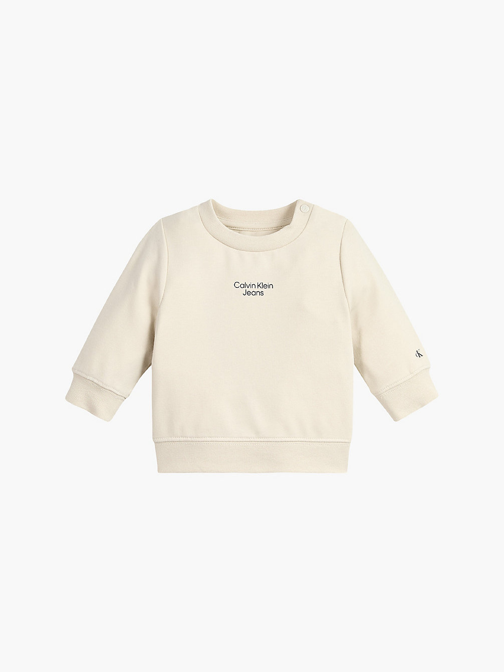 MUSLIN Newborn Organic Cotton Sweatshirt undefined newborn Calvin Klein