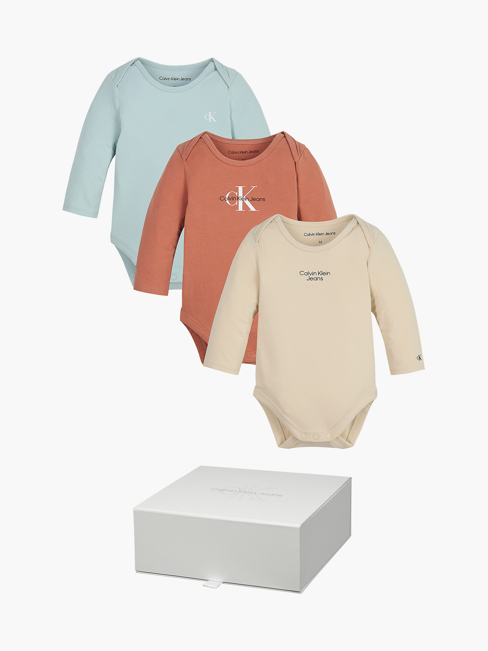 Calvin Klein Neonati Abbigliamento Completi Body e tutine Body per neonato in confezione regalo da 3 