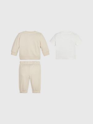 whitecap gray newborn starter gift set for newborn calvin klein jeans