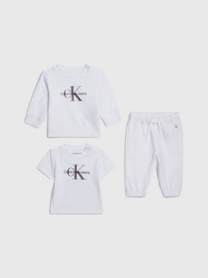 Calvin Klein MULTI Baby Girl's 2-Piece Logo T-Shirt & Leggings Set, US 24M  