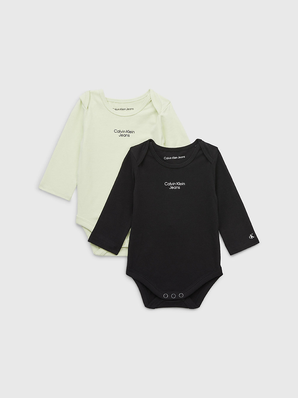 SEAFOAM GREEN/ CK BLACK > Комплект из 2 боди для новорожденных > undefined newborn - Calvin Klein