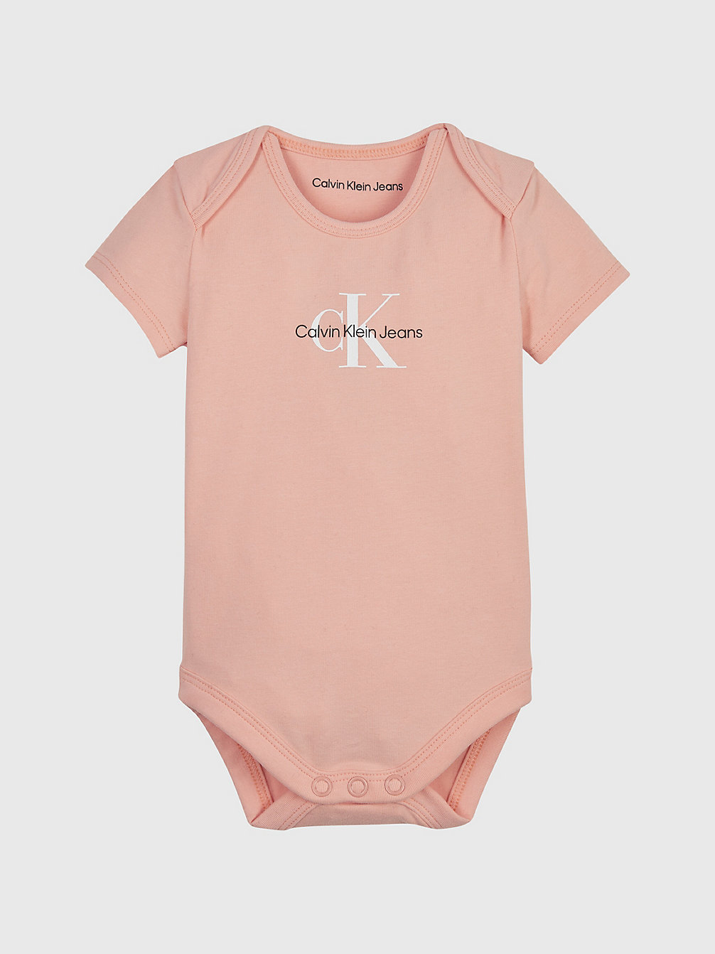 FRESH CANTALOUPE Newborn-Bodysuit Met Logo undefined newborn Calvin Klein