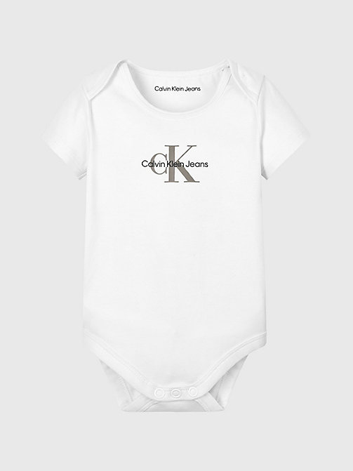 Body per neonato in confezione regalo da 3 Calvin Klein Neonati Abbigliamento Completi Body e tutine 