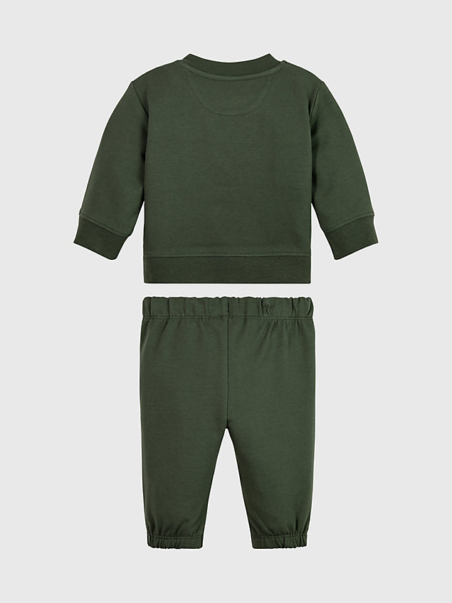 ropa deportiva con logo para recién nacidos green de newborn calvin klein jeans