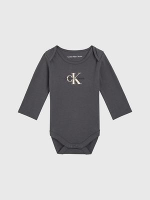 Calvin klein hot sale grey bodysuit