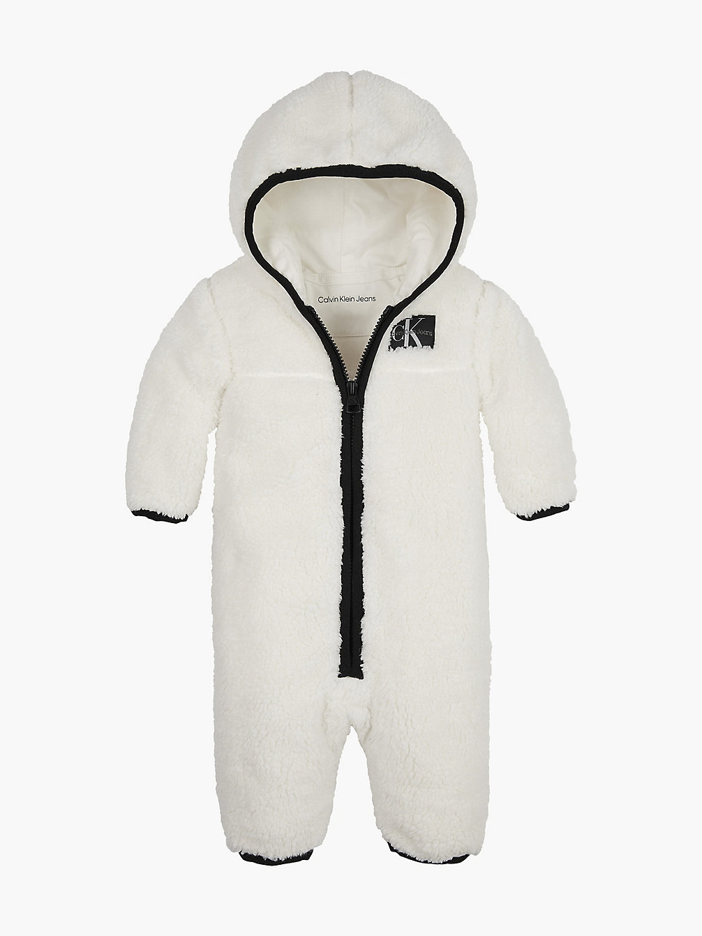 IVORY Baby-Overall Aus Teddy-Material undefined undefined Calvin Klein