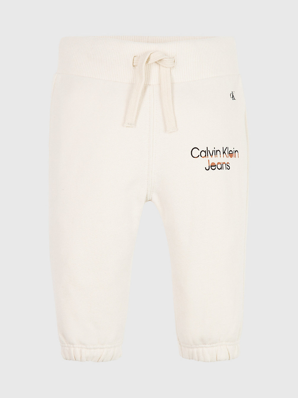 WHITECAP GRAY Fleece Newborn-Joggingbroek undefined newborn Calvin Klein