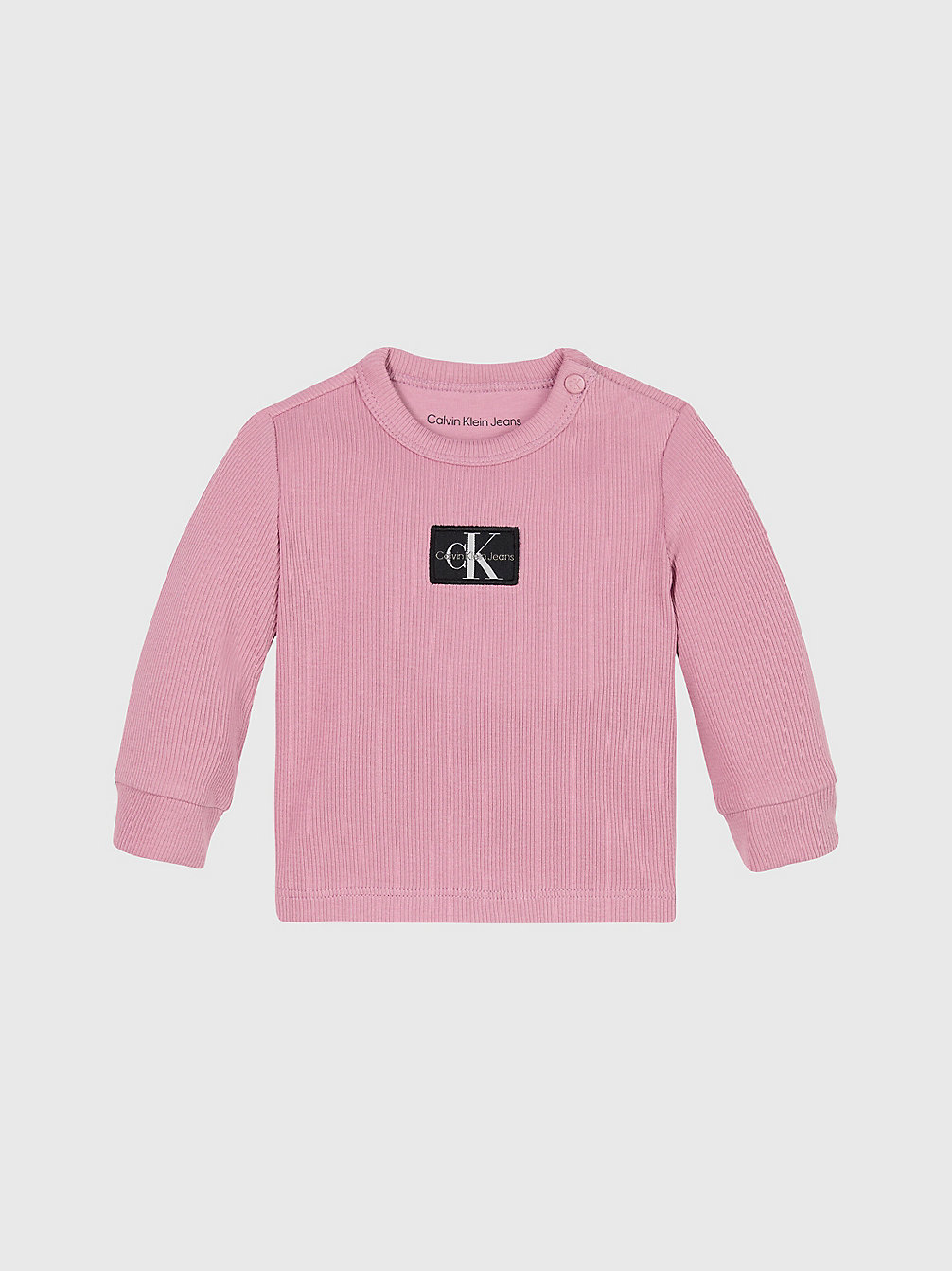 FOXGLOVE Newborn Long Sleeve T-Shirt undefined newborn Calvin Klein