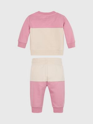 Pink calvin shop klein tracksuit