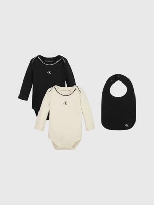 Newborn Bodysuit and Bib Giftpack Calvin Klein IN0IN001110F4