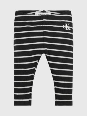 Calvin klein striped on sale leggings